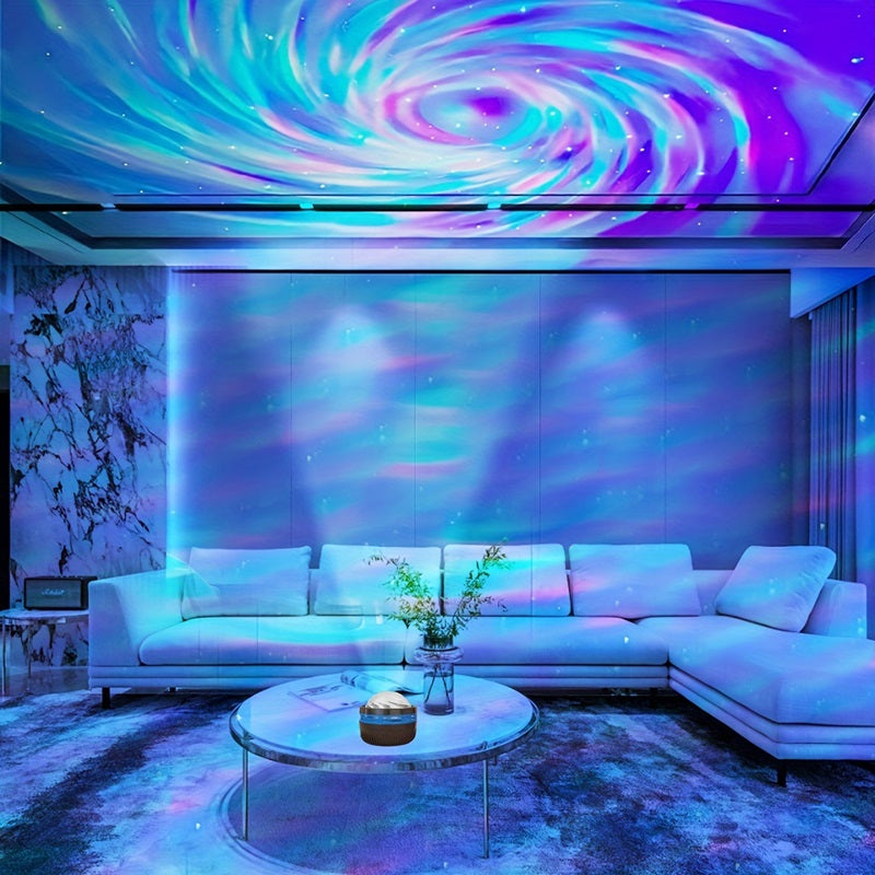 Flower Dance® Star Projector, Galaxy Projector, Affordable Christmas and Birthday Gift, Game Room Light, Bedroom Night Light, Meditation Lamp, Sleep Aid, Ceiling Starry Sky, Remote Control, USB Powered LED Light.