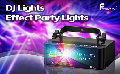 Flower Dance®RGB LED Laser Beam Scanner Projector KTV Bar Party DMX Stage Laser Lights